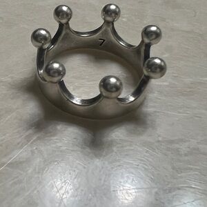 James Avery Silver Crown Ring
